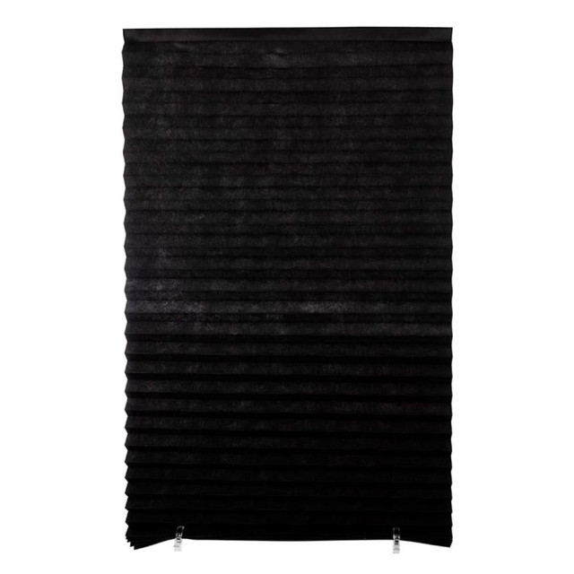 Шторы-плиссе Рыжий Кот Skandi 105047 самоклеящиеся 90*180 см черный