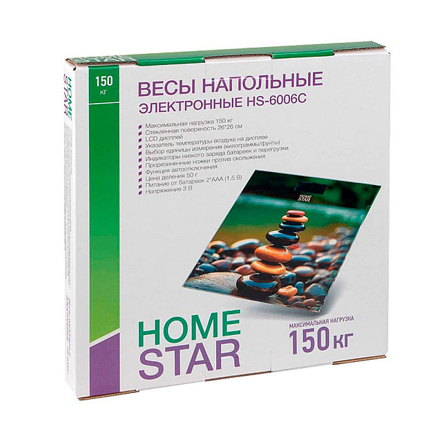Весы напольные Homestar HS-6006С электронные 150 кг