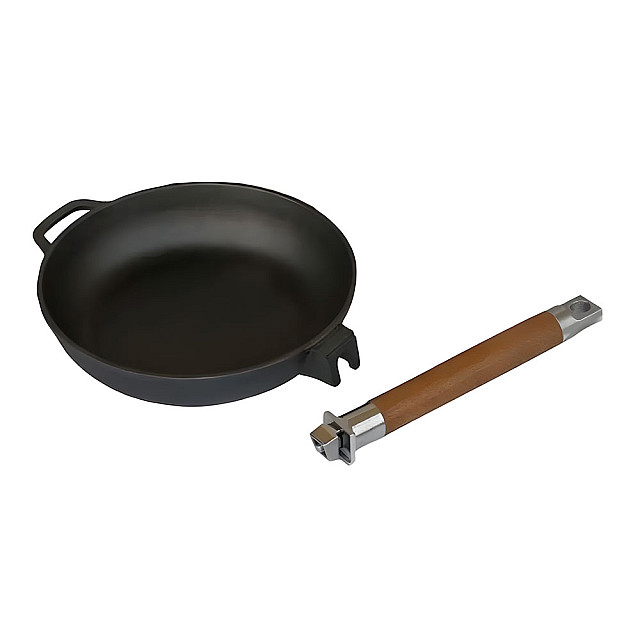 Сковорода Гардарика 0120 чугунная со съемной ручкой 20 см