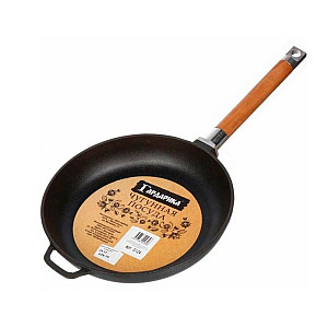 Сковорода Гардарика 0124 чугунная со съемной ручкой 24 см