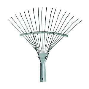 Грабли веерные Агростройлидер САД-09.11.22 проволочные с черенком 18 зубцов