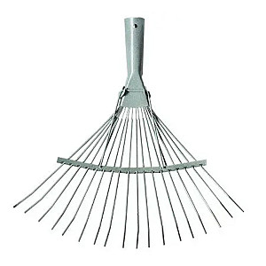 Грабли веерные Агростройлидер САД-09.11.22 проволочные с черенком 18 зубцов