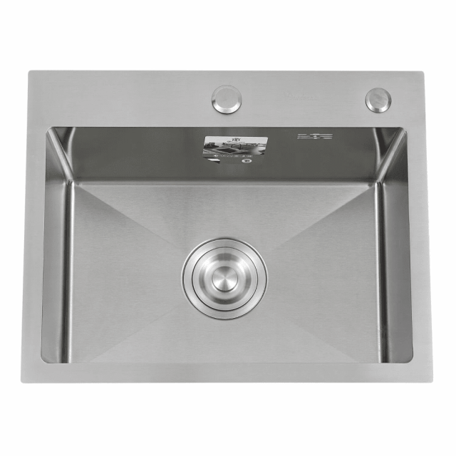 Мойка кухонная Diadonna DS7050 с сифоном черная 700*500*200 мм