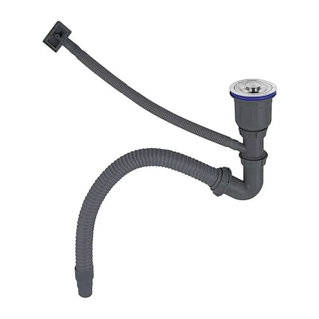 Мойка кухонная Diadonna S7050-1 чёрная 700*500*200 мм