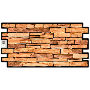 Панель ПВХ Grace Камень Сланец песочный 980*498 мм