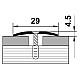 Порог Best Profile А30 29 мм серебро 1.35 м анодированный