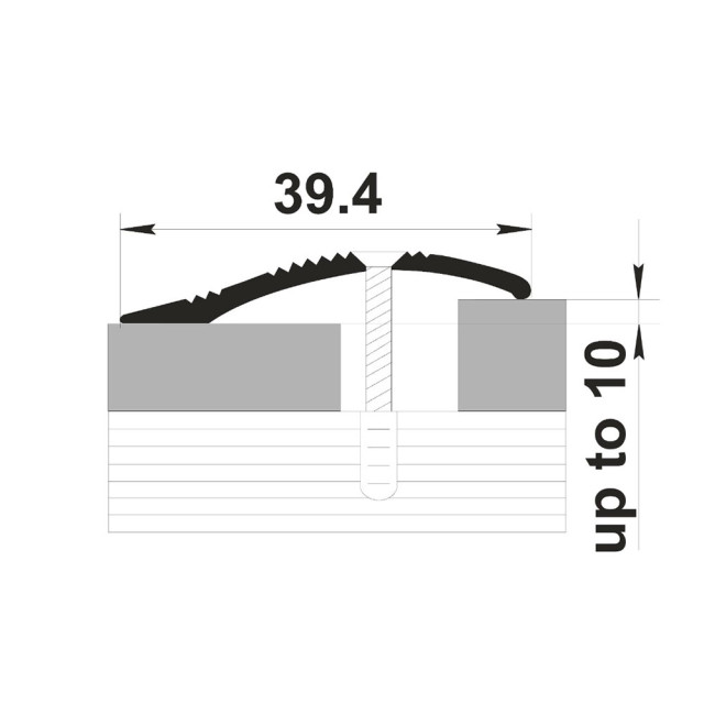 Порог Best Profile С4 135 дуб лионский 39.4 мм 1.8 м