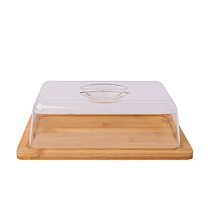 Сырница Bravo бамбук пластик 24.5*19*7.2 см