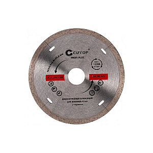 Диск алмазный Cutop Profi Plus 115*1.2*5.8*22.2 мм отрезной по керамике