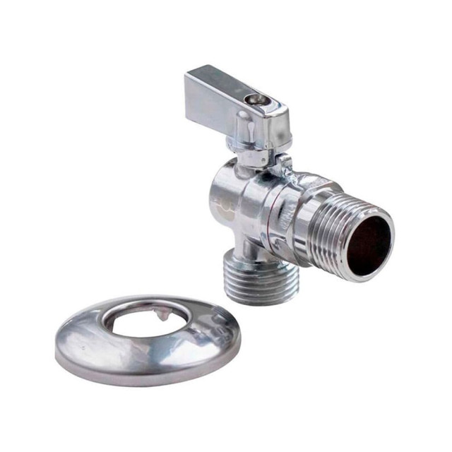 Кран шаровой Valfex VF.392.N.04. латунный угловой для подключения сантехнических приборов 1/2