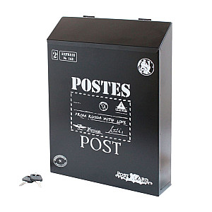 Ящик почтовый Аллюр №3010 черный