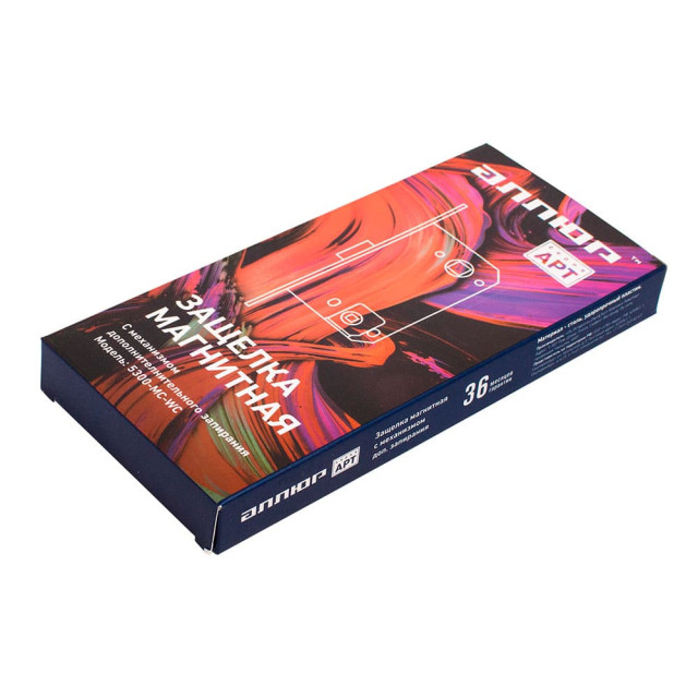 Защелка Аллюр АРТ 5300-MC-WC SN матовый никель магнитная