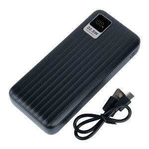 Powerbank Perfeo Waterfall PF_E1469 10000 mAh/LED дисплей/PD + QC Black
