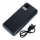 Powerbank Perfeo Waterfall PF_E1469 10000 mAh/LED дисплей/PD + QC Black