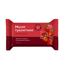 Мыло туалетное OfficeClean Земляничное 100 г