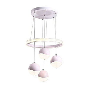 Светильник Leek LE CH Gamma 118Вт 230В подвесной сталь кристаллы