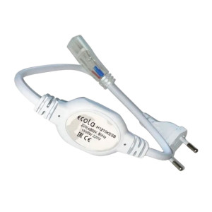 Блок питания Ecola H1215KESB LED strip 220V (IP20) 1500W 12*7 IP6 для лент с кабелем муфтой разъемом и вилкой