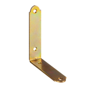 Уголок узкий Domax RKW4 400407 75*75*17*2 мм желтый цинк