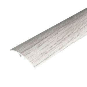 Порог Русский профиль 40 мм дуб мелфорд грей разноуровневый с дюбелем 0.9 м