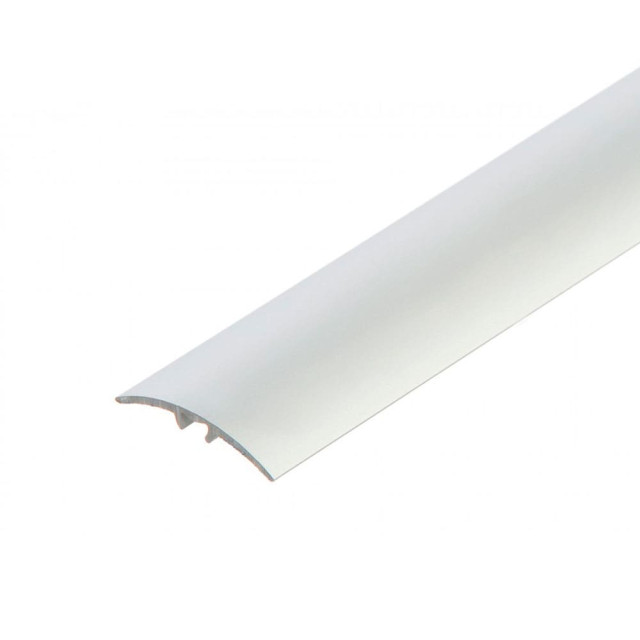 Порог Русский профиль 40 мм шелк жемчужный разноуровневый с дюбелем 0.9 м