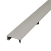 Микроплинтус Русский профиль анодированный серебро матовый 18 мм 2.4 м