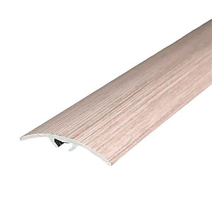 Порог Русский профиль сандал белый разноуровневый с дюбелем 40 мм 1.35 м