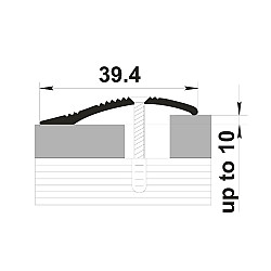 Порог Best Profile С4 081 сосна светлая 39.4 мм 0.9 м