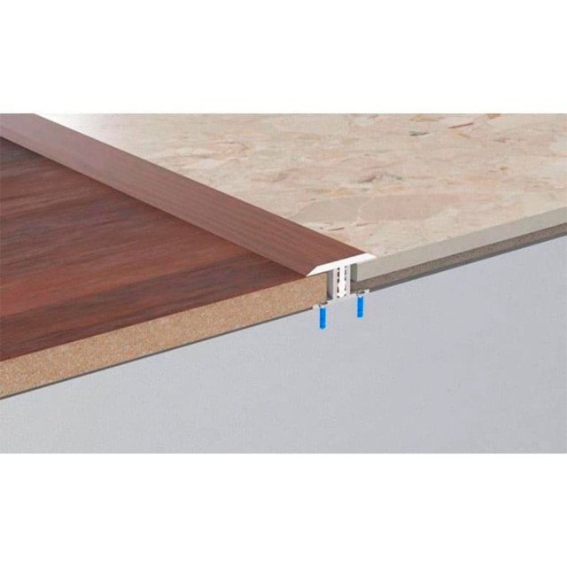 Порог Sanrelia АС11 Т-образный П02 дуб серена серый 26*8*11 мм 2.7 м