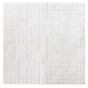 Панель самоклеящаяся Grace Белая репорт вспененный ПЭ 700*770 мм