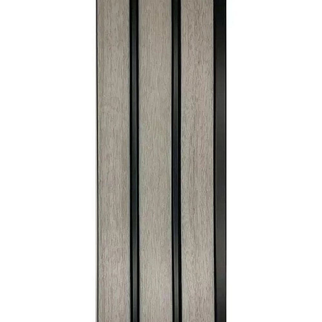 Панель Grace 3D Rail вспененный полистирол Сосна серая 2700*120*10 мм