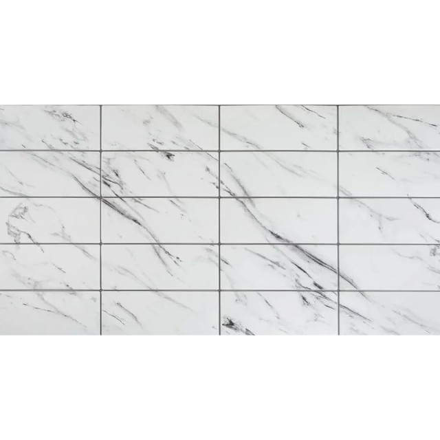 Панель ПВХ Grace Плитка Травертин белый 957*482 мм