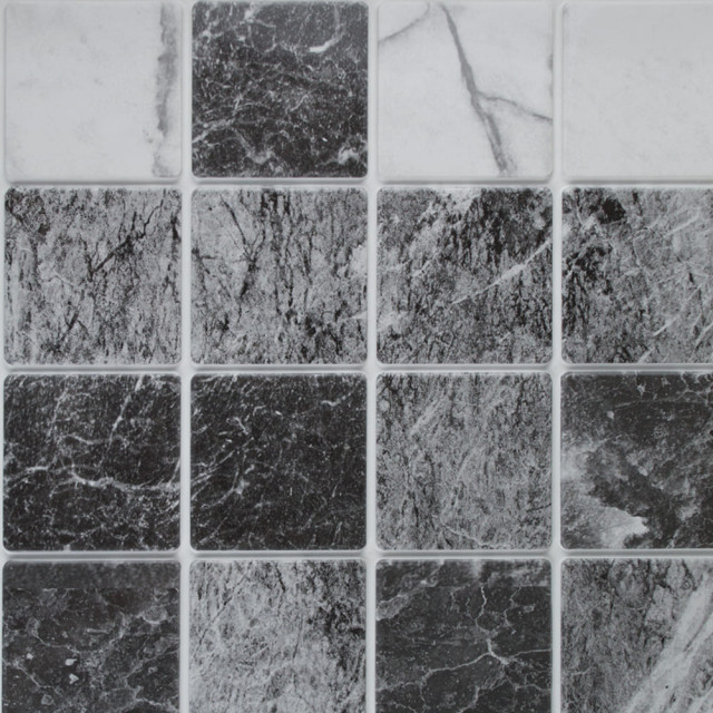 Панель ПВХ Grace Плитка Травертин серый 957*482 мм