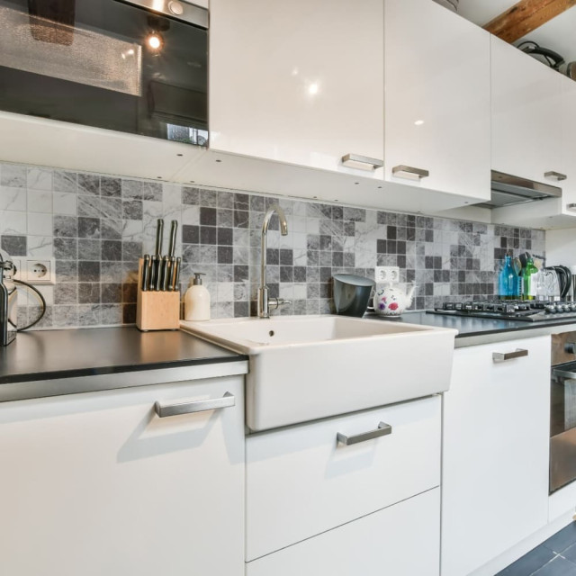 Панель ПВХ Grace Плитка Травертин серый 957*482 мм