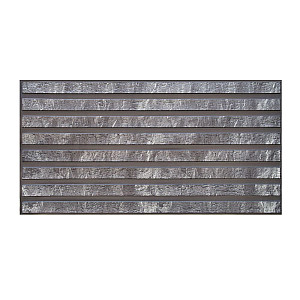 Панель ПВХ Grace Рейки Серый гранит 970*500 мм