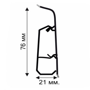 Плинтус Grace Qvant Q16 ятоба 76*21*2200 мм