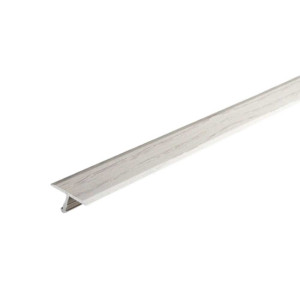 Порог Sanrelia Т20М Т-образный 105 дуб арктический с монтажной планкой 20 мм 0.9 м