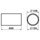 Воздуховод Zernberg 2005 жесткий круглый 125 мм 0.5 м
