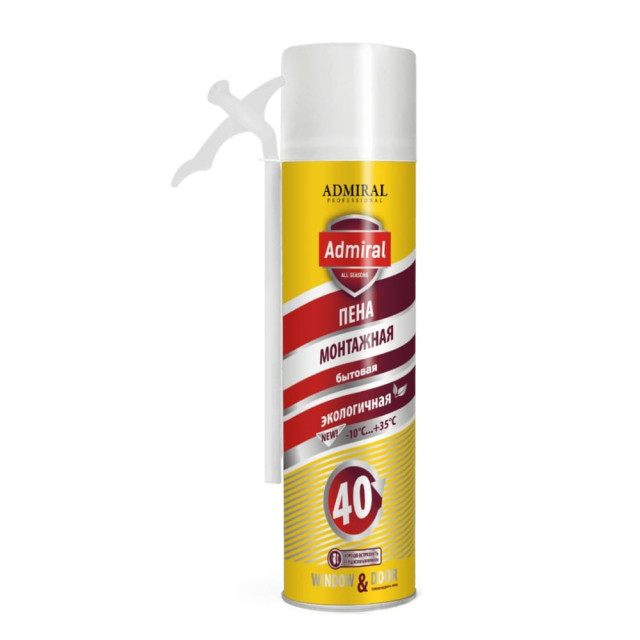Пена бытовая Admiral 40 всесезонная 500 мл