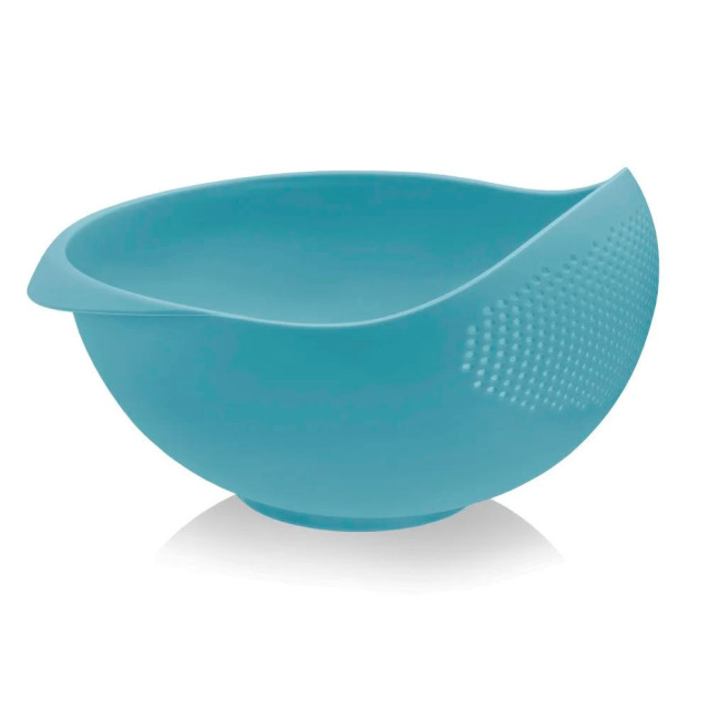 Дуршлаг Elfplast 531 для риса малый серо-голубой