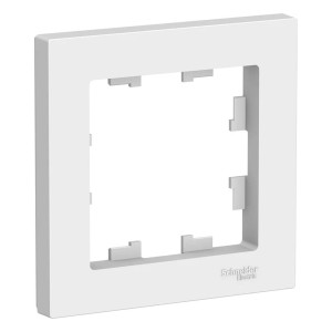 Рамка Schneider Electric AtlasDesign 1 пост белый