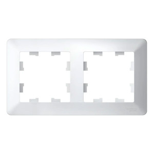 Рамка Schneider Electric AtlasDesign 2 поста белый