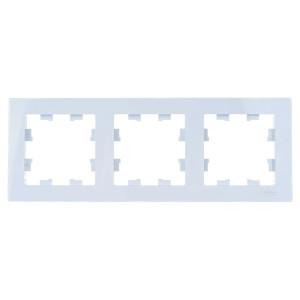 Рамка Schneider Electric AtlasDesign 3 поста белый