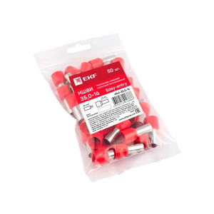 Наконечник штыревой втулочный EKF nhvi-35.0-16 НШвИ 35.0-16 50 шт