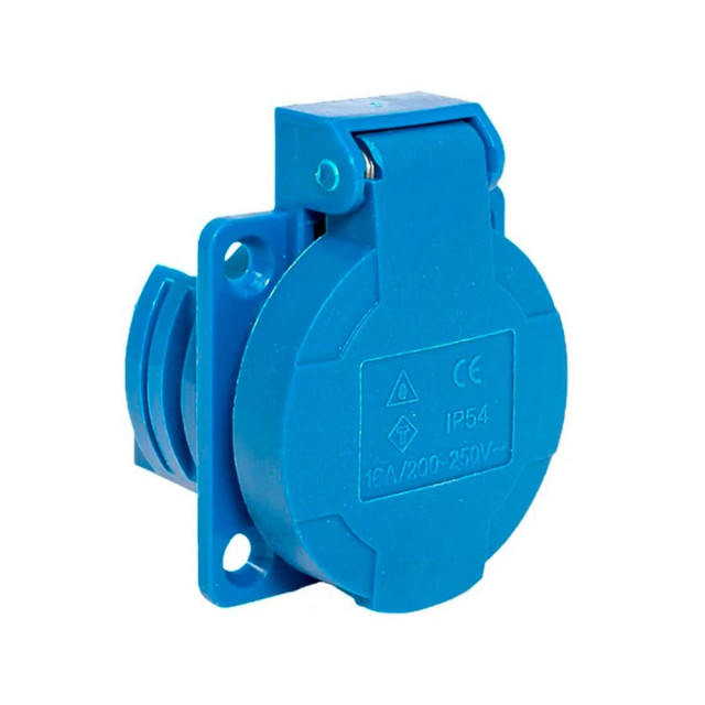 Розетка EKF PROxima 115 ps-112-16-220 стационарная наружная 3Р+РЕ+N 16А 380В IP44