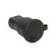 Розетка переносная EKF Basic RPS-012-16-230-44 230В 2P+PE 16A IP44 с защитной крышкой каучуковая