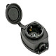 Колодка розеточная EKF Марс 2P+PE 16A IP44 с защитной крышкой каучуковая Колодка розеточная EKF Марс 2P+PE 16A IP44 с защитной крышкой каучуковая