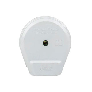 Вилка для разъема EKF PROxima AS-250-B-01 РШ-ВШ 32А 250В 2P+PE пластиковая белая