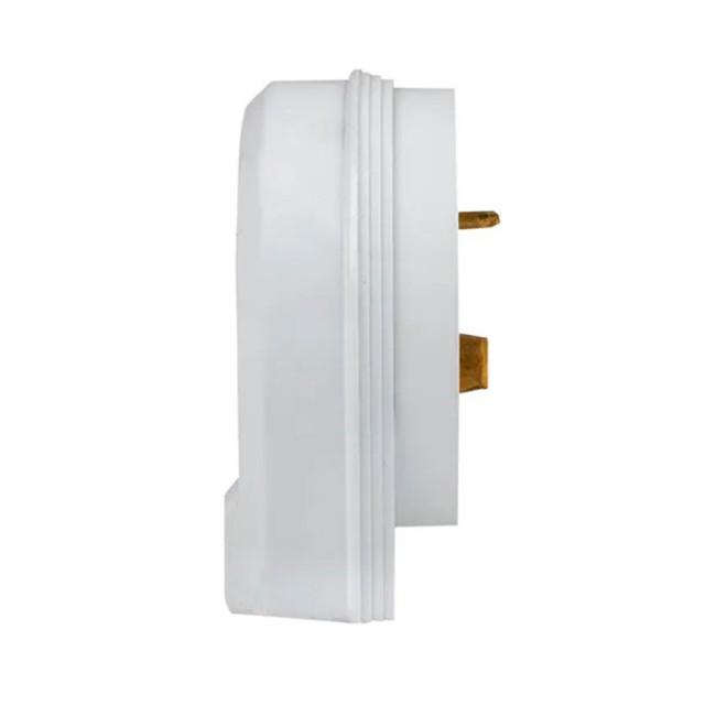 Вилка для разъема EKF PROxima AS-250-B-01 РШ-ВШ 32А 250В 2P+PE пластиковая белая