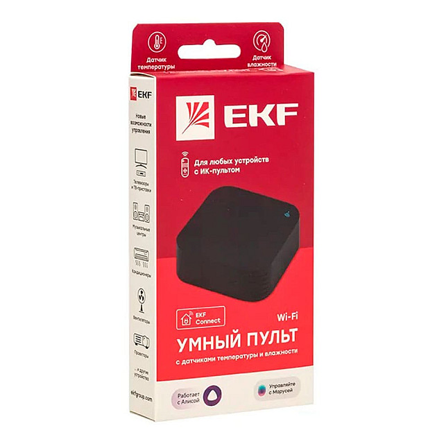 Умный пульт EKF Connect с датчиком температуры и влажности