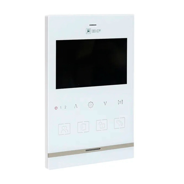 Видеодомофон EKF IPV-01 INT-IPV-01 белый